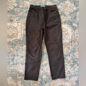 Abercrombie & Fitch Black Straight Leg Jeans